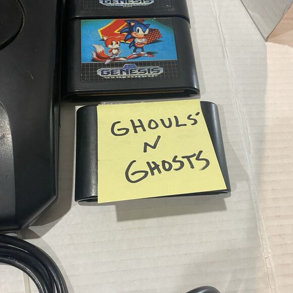 Sega Genesis MK-1631 Console Lot W/ 11 Games 3 Controllers Everything Is Working - Picture 6 of 10